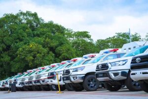 Hilux donated to Security Agencies
